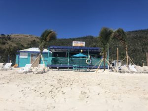 Coco Locos Beach Bar at White Bay in 2018
